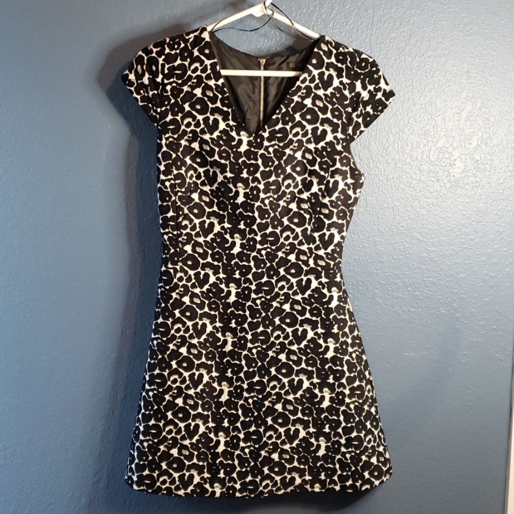 Zara Leopard print dress